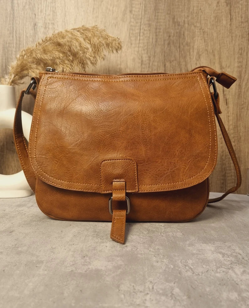 Brown Leather Satchel