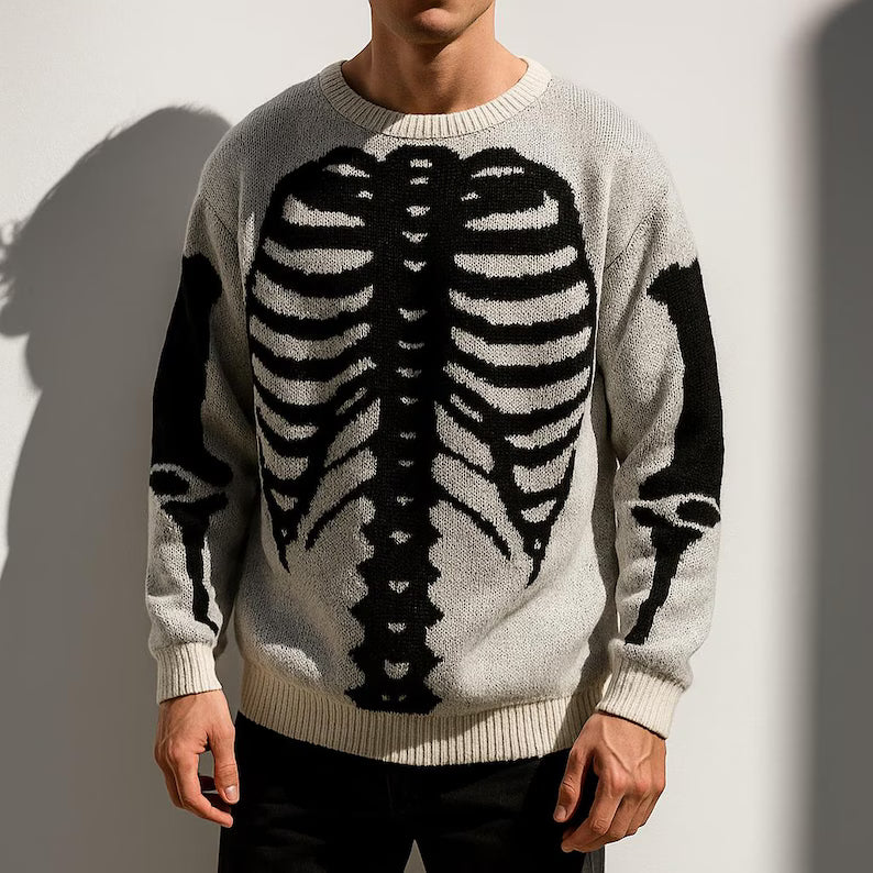 Skeleton Knit Sweater