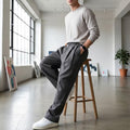 Pleated Wide Leg Trousers