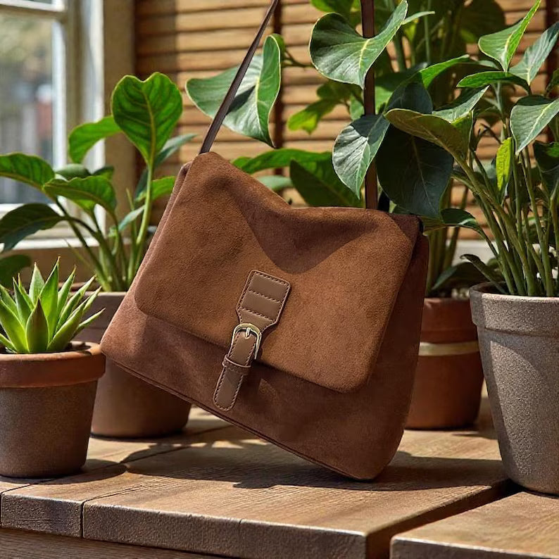 Brown Crossbody Satchel