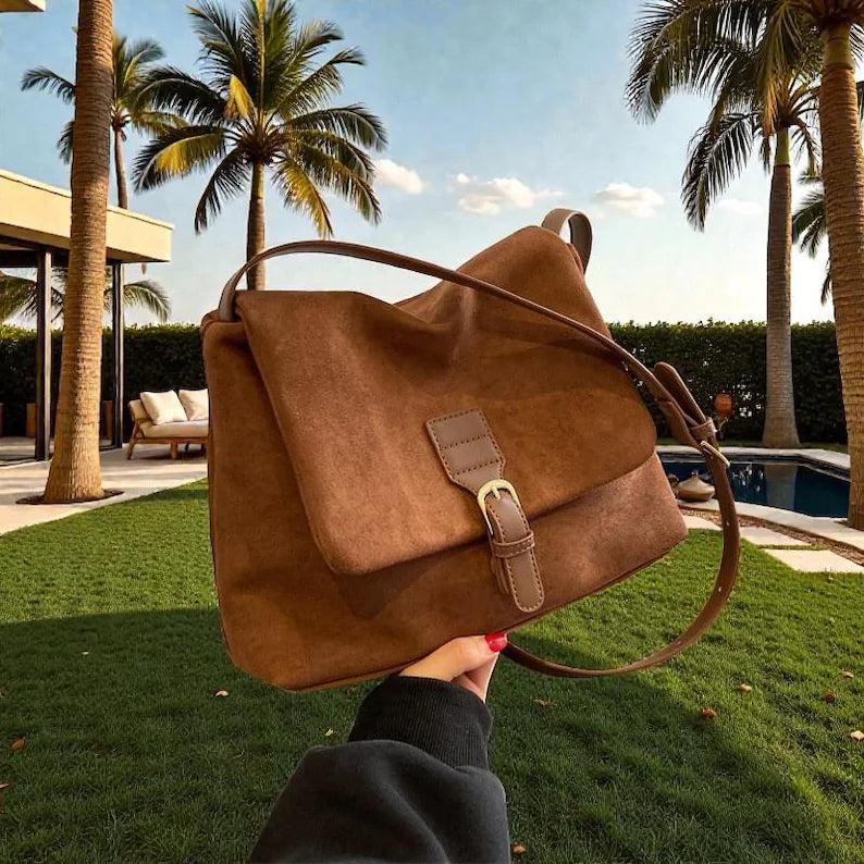 Brown Crossbody Satchel