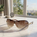 Oversized Shield Sunglasses