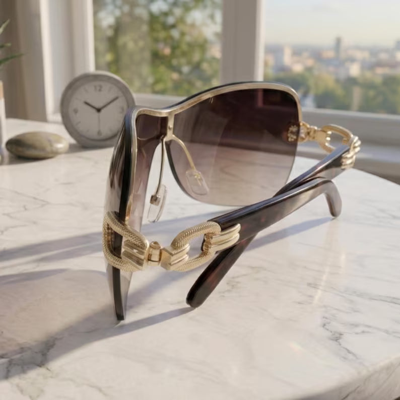 Oversized Shield Sunglasses