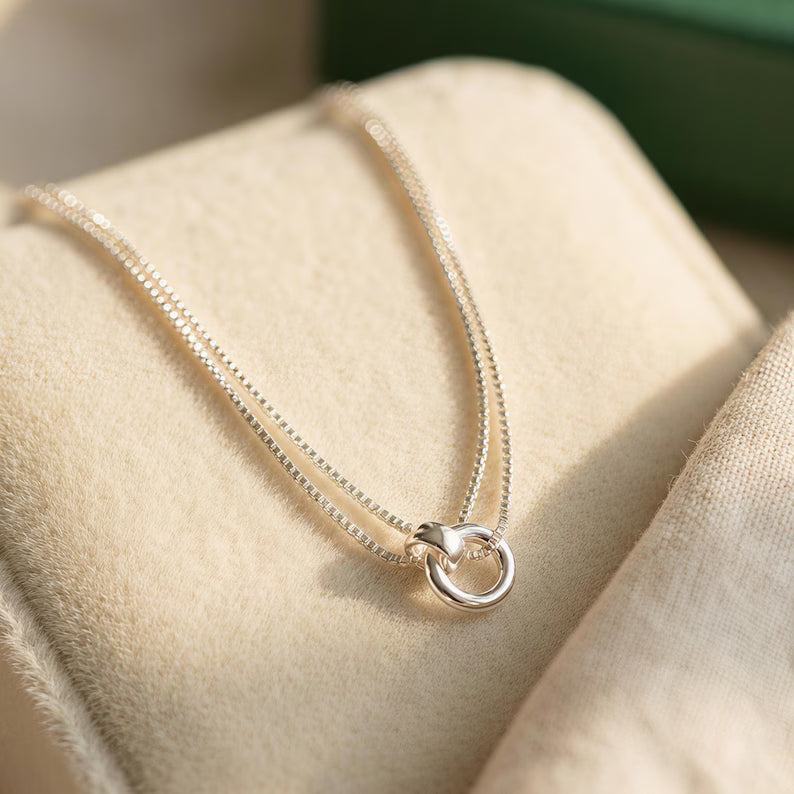 Silver Ring Necklace