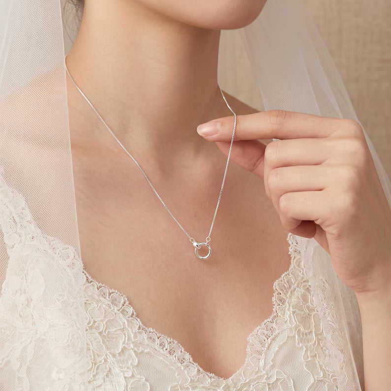 Silver Ring Necklace