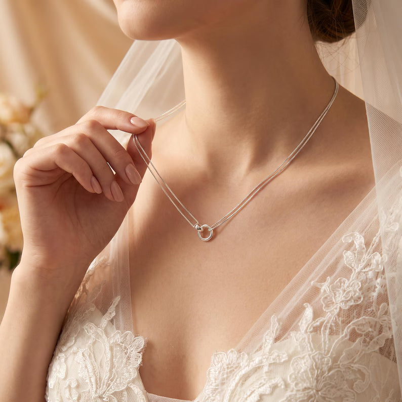 Silver Ring Necklace
